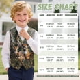 thumbnail image 7 of Garronmavis Deers Boys Outerwear Vests Versatile Camo Forest Sleevless Fall Winter Warm Outerwear with Pockets Fashion Sleeveless Slim Fit Vests Stylish Adjustable Back Strap Vest, 7 of 7