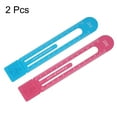 thumbnail image 3 of Straight Ruler 12cm Metric Bookmark Clip Design Ruler Blue & Red, 3 of 6
