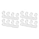 thumbnail image 4 of Separadores de dedos Qarigey 2 uds correctores elásticos camillas deportivas Transparente, 4 of 6
