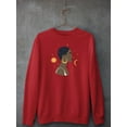 thumbnail image 3 of Heavenly Hair Collection C. Sweatshirt Women -Annie Warren Designs, Female 4X-Large, 3 of 4