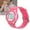9688-4 rose red, variant on Anti-Allergy Electronic Watch, Durable And Comfortable Easy To Adjust The Length Soft Pu Strap Electronic Wristwatch, Kids for Boys Black,Rose Red,Cyan
