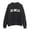 Black, variant on Bibifish Womens Sweatshirts LA Letter Printed Crewneck Long Sleeve Sweatshirts Spring Fall Casual Loose Fit Cute Pullover Tunic Tops