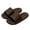 Coffee, variant on Shower Shoes for Adults Unisex Non- Soft Sole Bath Slippers with Drain Holes (Black 42 -43)
