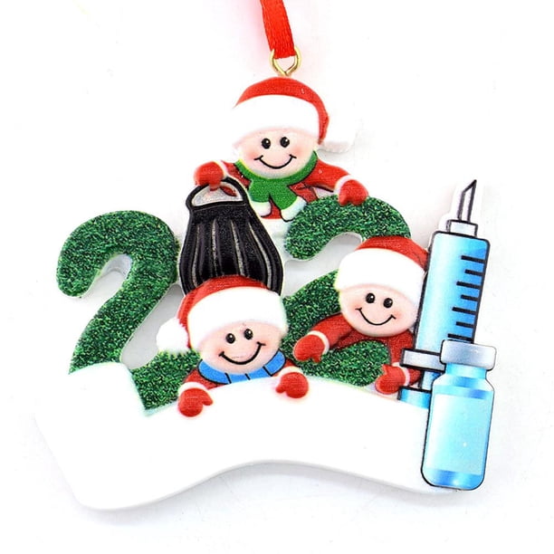 Resina De Navidad Navidad Familia Diy Bendiciones Escritas A Mano Colgantes De Muñeco De Nieve Regalo Para Amigo O Familia Speravity HA040823-20