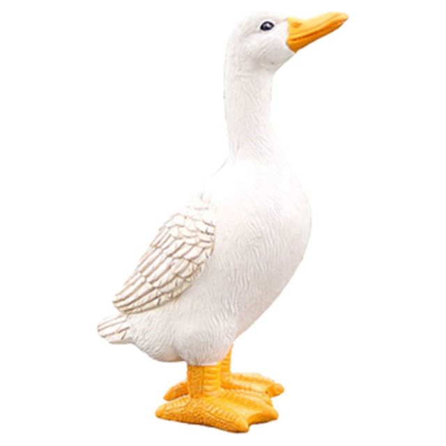 EIMELI Simulation Lovely Duck Figurine Cute Charming Decor Lightweight For Garden Pond Decoration