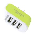 thumbnail image 4 of Universal Candy Color 3 USB USB port wall Multi-Port Wall Charger US Plug Wall Adapter Cube Block AC 110-220V 5V, 4 of 4