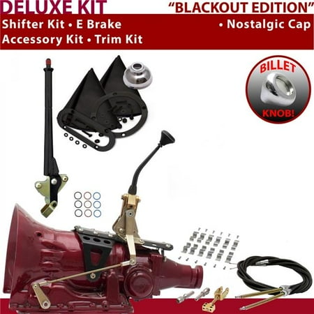 American Shifter PG Shifter Kit Black 8 in. E Brake Cable Clamp Trim Kit for EE4EA