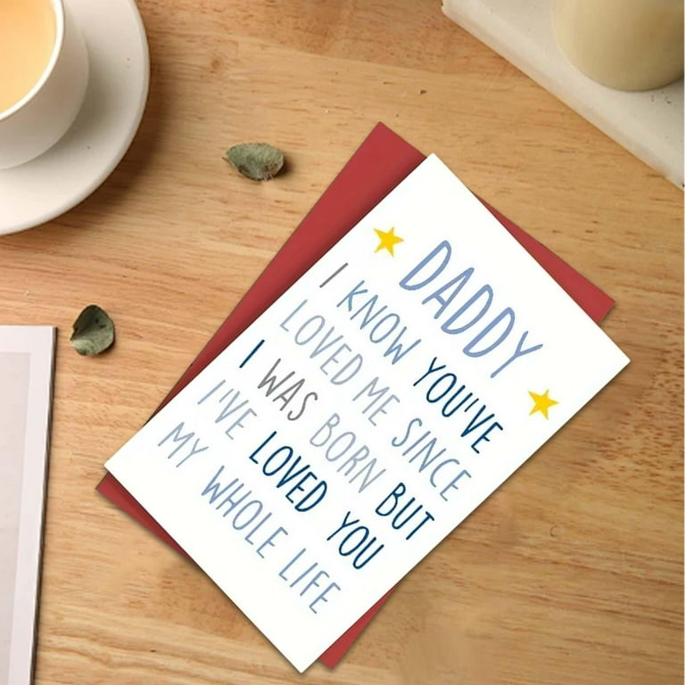 HILABEE Father's Day Card Birthday Card Card Fathers Day Gifts for