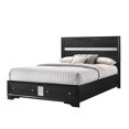 thumbnail image 2 of Regata Modern Black and Silver 5 Piece Queen Bedroom Set, 2 of 12