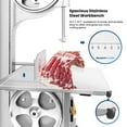 thumbnail image 3 of 2000W Electric Bone Cutter Machine, Meat Grinder Vertical Countertop Bandsaw, 72.5LBS Durable, Bone Saw Machine19.3x15.3 Inch Worktable, Supermarkets Factories, 3 of 13