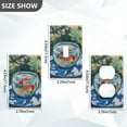 thumbnail image 7 of Yayeee Blank Wall Plate Cover 1-Gang 4.5"x2.7" Home Unused Decorative Outlet, Red Goldfish, 7 of 7