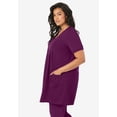 thumbnail image 5 of Roaman's Women's Plus Size Two Pocket Soft Knit Swing Tunic, 5 of 6