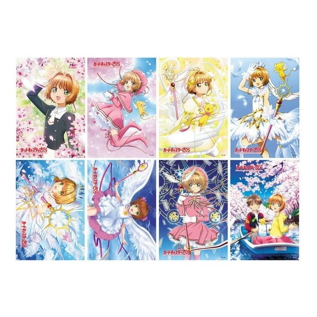 Cartas tipo póster Captors Sakura Anime Art 29 x 42 cm (8 unidades)
