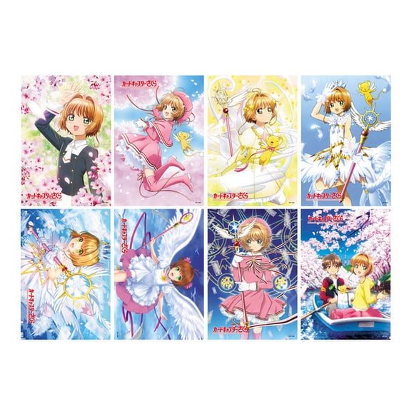 Cartas tipo póster Captors Sakura Anime Art 29 x 42 cm (8 unidades)