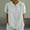 Gray, variant on Travel T Shirt Ladies Solid Colour Summer Cotton Linen Loose Lapel Doll Collar Cute Blouse Tops