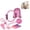 Pink, variant on 13 Pcs Home Pilates Complete Kit, Full Set Yoga Fitness Accessories with Pilates Ball Magic Circle Resistance Bands Storage Bag Ideal Gift for Women(Pink,One Size)