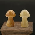 thumbnail image 4 of Sunjoy Tech Mushroom Ornament Carved Nice-looking Small Room Decor DIY Micro Landscape Faux Crystal Clear Mushroom Figurine Present, 4 of 8