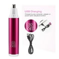 thumbnail image 2 of Tondeuse Électrique Femme Rasoir 4 en 1 Kit de Coupe Cheveux Rasoir Électrique Multifonction (Fuchsia), 2 of 7
