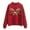Red, variant on Fiaer Christmas Sweatshirts for Women Cute Graphic Loose Fit Xmas Pullover Crew Neck Long Sleeve Casual Trendy Tops White XL