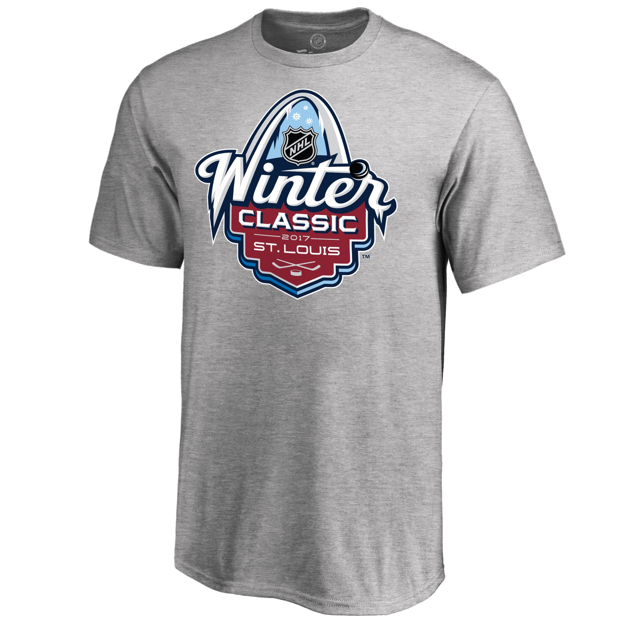 NHL Youth 2017 Winter Classic Logo T-Shirt Heather Gray by Football Fanatics/Ruppshirts