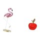 thumbnail image 5 of Estatua de resina,Escultura de estatua de flamenco de resina,arte para jardín exterior,Figura decorativa de pájaro para jardín o césped,Estatua,Estatua de fruta artificial Escultura, 5 of 8
