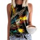 thumbnail image 2 of Blusa sin mangas con cuello redondo y estampado de moda para mujer Pompotops lopia993965, 2 of 4