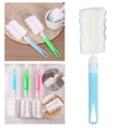 thumbnail image 4 of Detachable Sponge Bottle & Cup Brush - Soft Non-Scratch Cleaning Tool for Baby Bottles, Vacuum Flasks, Glassware & Gift Cups, Durable PP & Sponge Multi-Purpose Cleaner for Kitchen Daily Use, 4 of 6