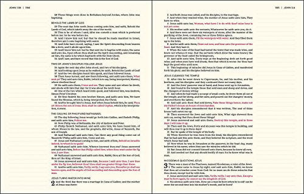 KJV, Journal the Word Bible, Cloth Over Board, Pink Floral, Red Letter Edition, Comfort Print: Reflect, Journal, or Crea, (Hardcover)
