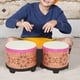 thumbnail image 5 of Juego de bongó de 5" y 6" Instrumentos de percusión fáciles de usar Educativo musical Naranja, 5 of 8