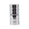 thumbnail image 3 of IFANLANDOR 1Pc Silver Glass Door Knobs Single Hole Handle for Wardrobe Drawer Cabinet Hardware, 3 of 5