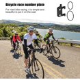 thumbnail image 3 of HELIAHOO Bicycle Racing Number Holder, PVC Portable Bicycle Triathlon Racing, Adjustable Bicycle Racing Number Plate, Bike Number Holder for Home, Office and Travel UA2459-207, 3 of 7