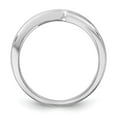 thumbnail image 2 of 14K White Gold Ring Band Wedding Diamond Round, 2 of 7