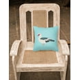 thumbnail image 2 of Carolines Treasures BB8038PW1818 Muscovy Duck Blue Check Fabric Decorative Pillow, 18 x 18 in., 2 of 2