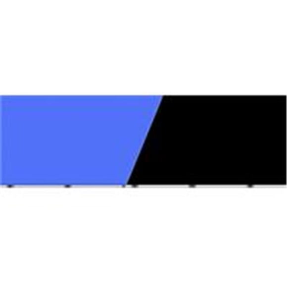 BLUE RIBBON PET PRODUCTS-VSB-16-24 Double-Sided Blue & Black Background 24 in.