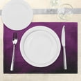 thumbnail image 2 of Ambesonne Eggplant Place Mats Set of 4, Squares Modern Art, Standard Size, Purple, 2 of 5