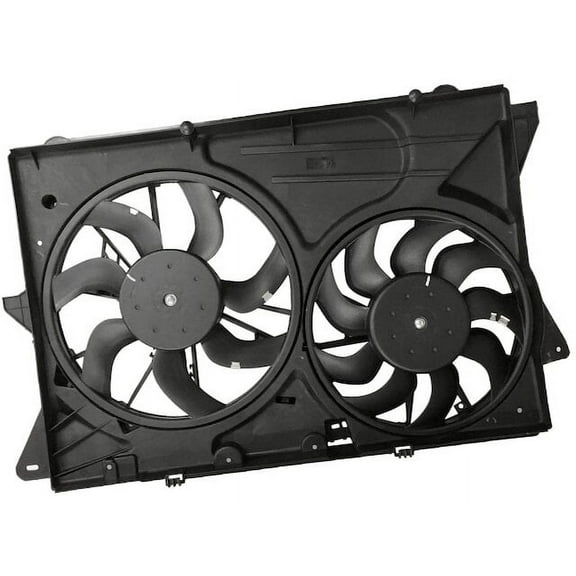 Radiator Fan Assembly - Compatible with 2013 - 2018 Ford Explorer 2014 2015 2016 2017