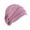 purple, variant on Warm Elastic Headscarf Sleeping Caps Fashion Solid Color Turban Beanie Cap Chemotherapy Cap Muslim Hijabs Women Head Wrap COFFEE