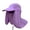 Purple, variant on Forzero Fishing Flap Caps Men Women Quick Dry Sunshade UV Protection Removable Ear Neck Cover Outdoor Sportswear Accessories