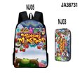 thumbnail image 1 of My Singing Monsters Monster Concert School Bag Cartoon Backpack Shoulder Bag Pencil Case Three Piece Set, 1 of 2