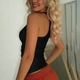 thumbnail image 6 of Racerback Tank Tops For Women 2026 Built In Shelf Bra Ribbed Top Padded Stretch V Neck Workout Cami Going Out Outfits, 6 of 9