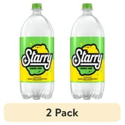 (2 pack) Starry Lemon Lime Soda Pop, 2 Liter, Bottle