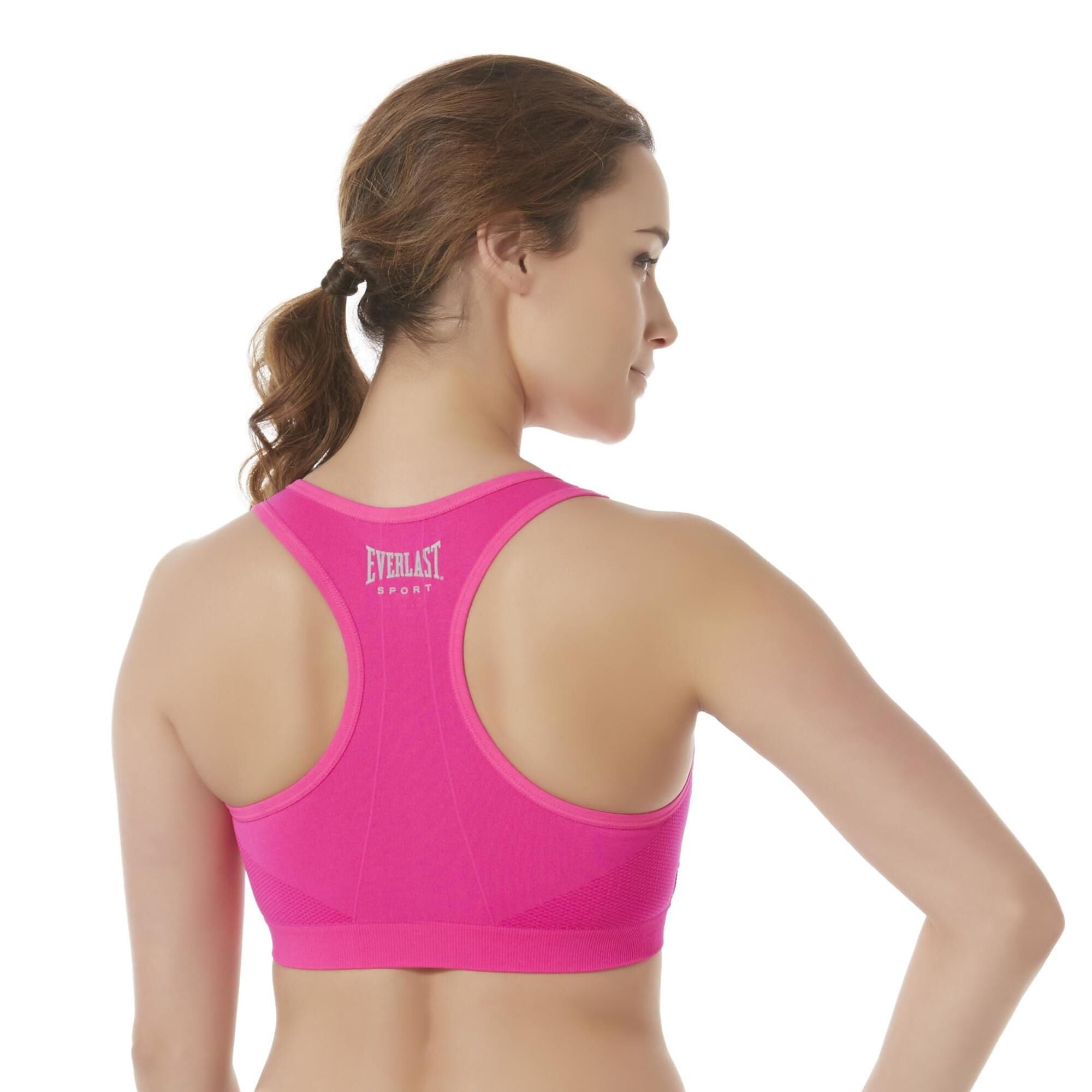 Everlast sports bra - Kmart  Bra, Zip sports bra, Sports bra