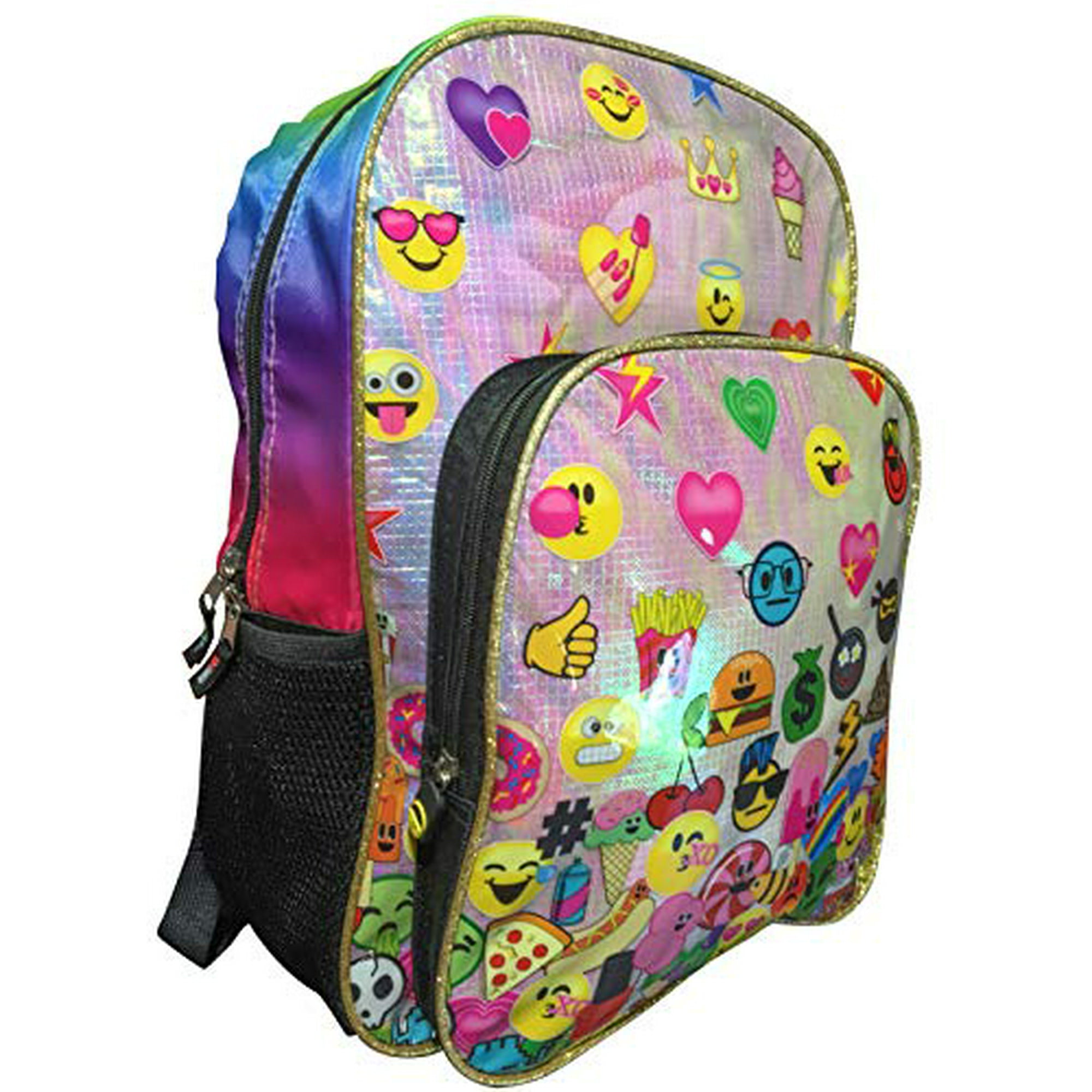 Emojination Rainbow Emoji Backpack Walmart