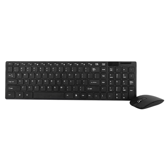 Modern Wireless Keyboard with Numeric Keypad, HK-06-thin Silent 2.4G Wireless Keyboard and Mouse Set 1600DPI, Quiet, A Great Helper for Office Work and a New Wireless Experience