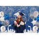 thumbnail image 3 of Fondo de fotografía de graduación de tela de poliéster azul y plateado, fondo de la clase de 2024, gorro de soltero, globo para felicitaciones de graduación, decoración de fiesta de graduación,, 3 of 6