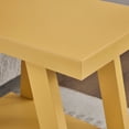 thumbnail image 5 of Roundhill Furniture Athens Contemporary Wood Shelf Side Table in Yellow, 5 of 7