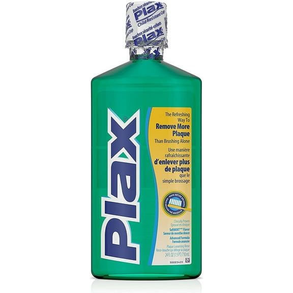 Plax Dental Rinse Soft Mint 24 oz (Pack of 4)
