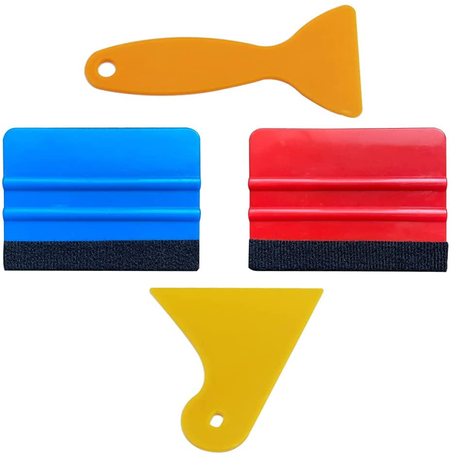 Felt Edged Squeegee for Sign Making/ Vehicle Wrap And Tinting Application Tools 