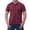 Red, variant on WREESH Men's Business Casual Button Down Shirts Turndown Collar Pocket Short Sleeve Solid Color Shirts, Top for Men (Available in Large Sizes) Red