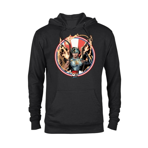 Marvel Valkyries Captain America 80th Anniversary Covers Standard - Pullover Hoodie for Adults – Customized-Black